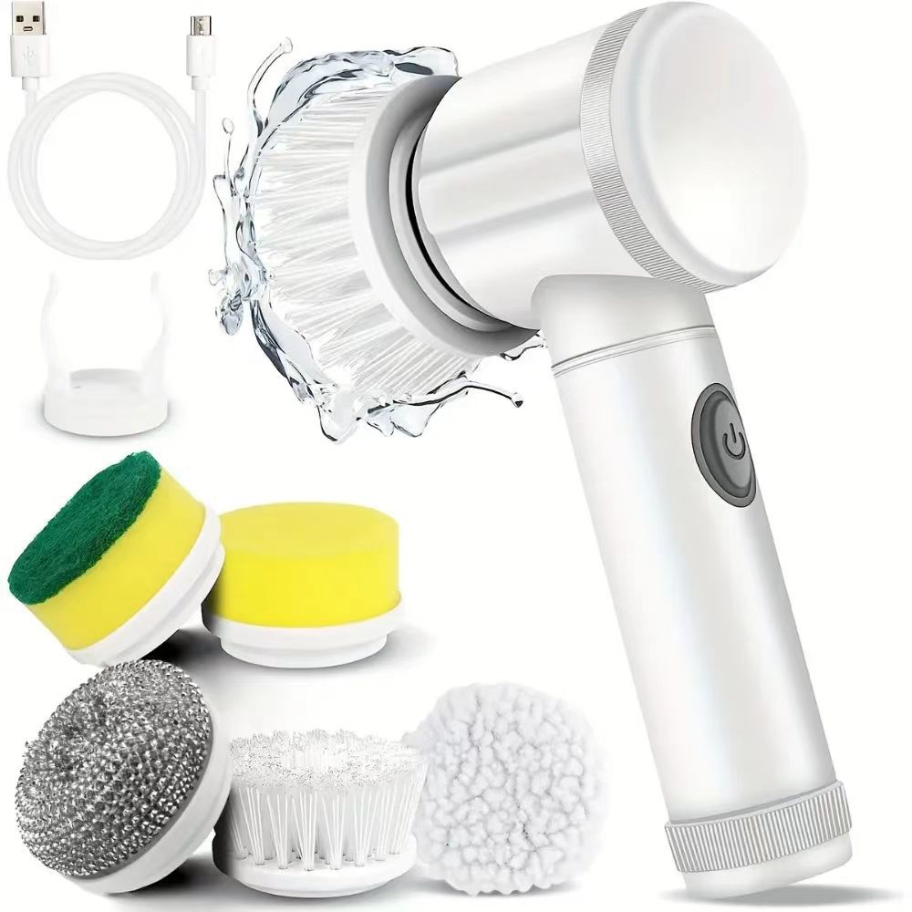 Electric Spin Scrubber 5-in-1