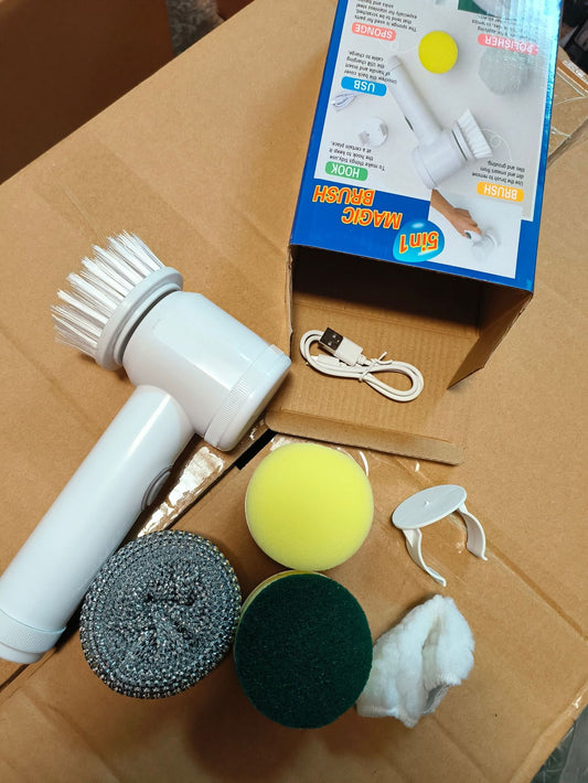 Electric Spin Scrubber 5-in-1